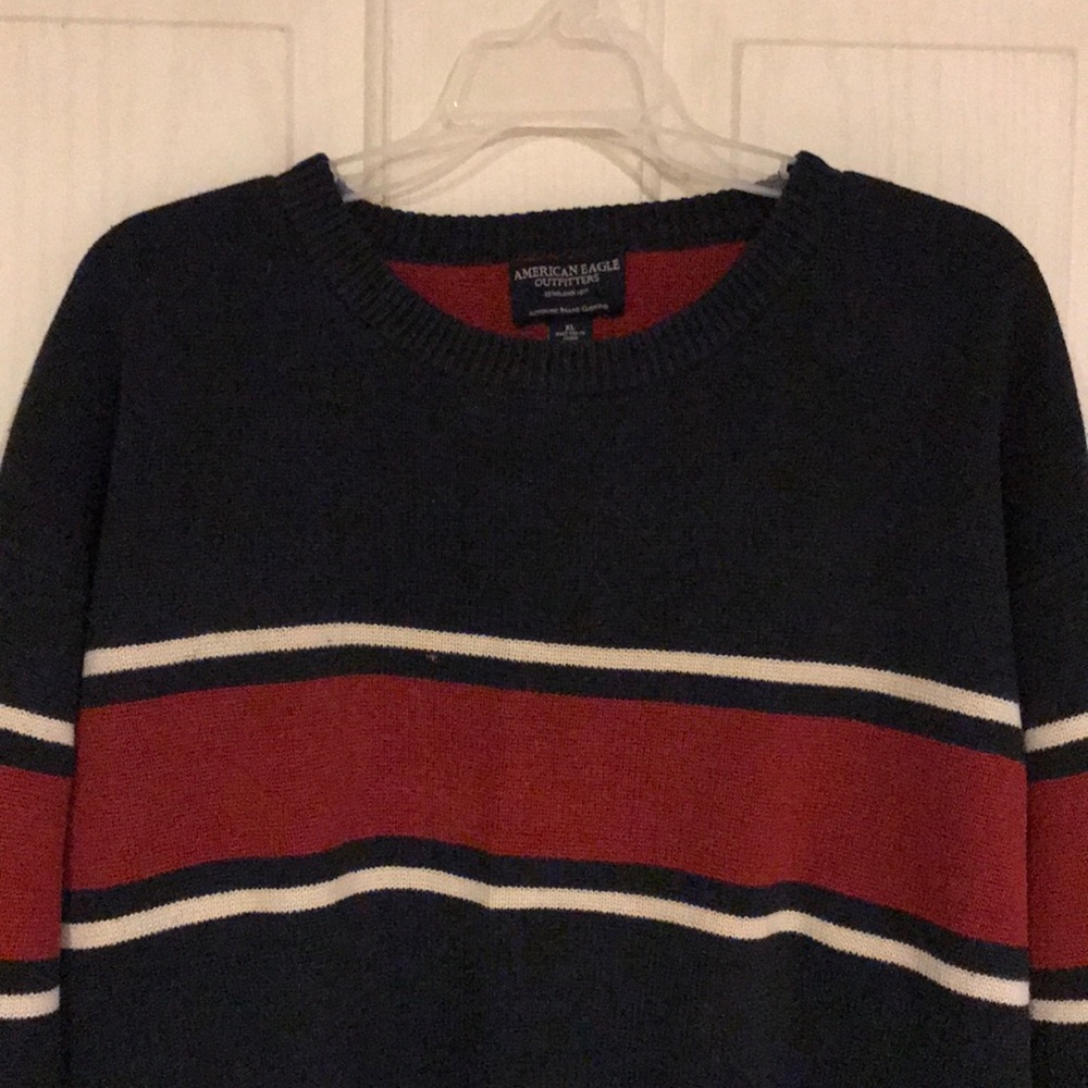 American Eagle Outfitters Striped Sweater Size XL
